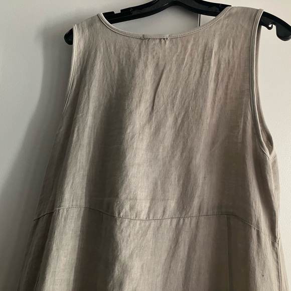 Rosemarine Lagenlook Linen Midi Dress NWOT Size L - Picture 5 of 8